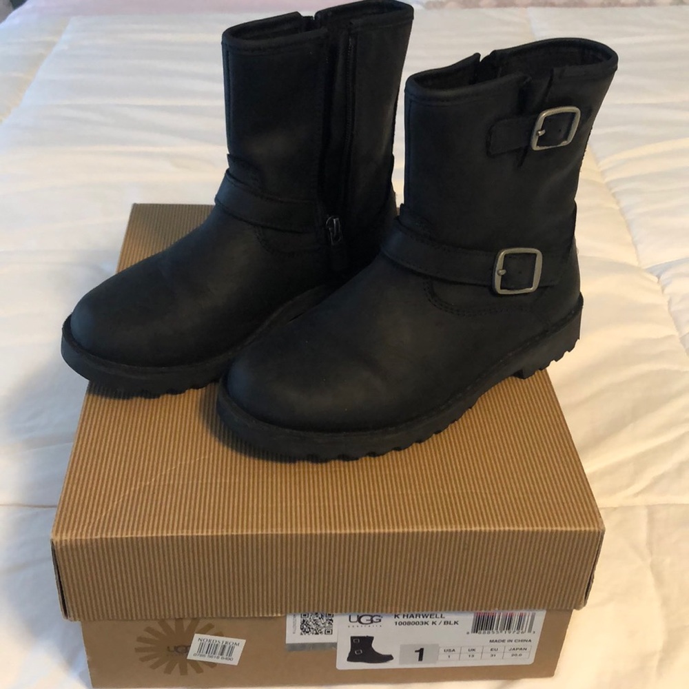Girls UGG Leather Boots